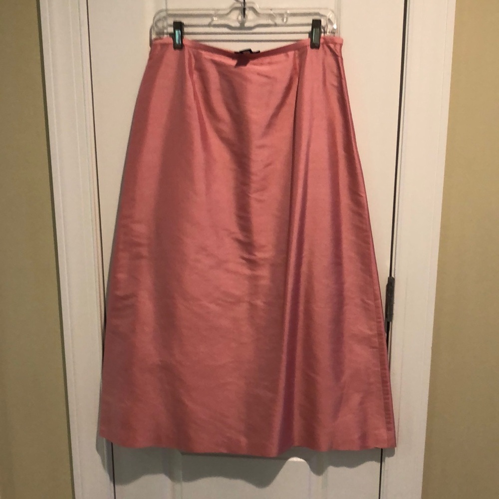 Pink Silk Skirt